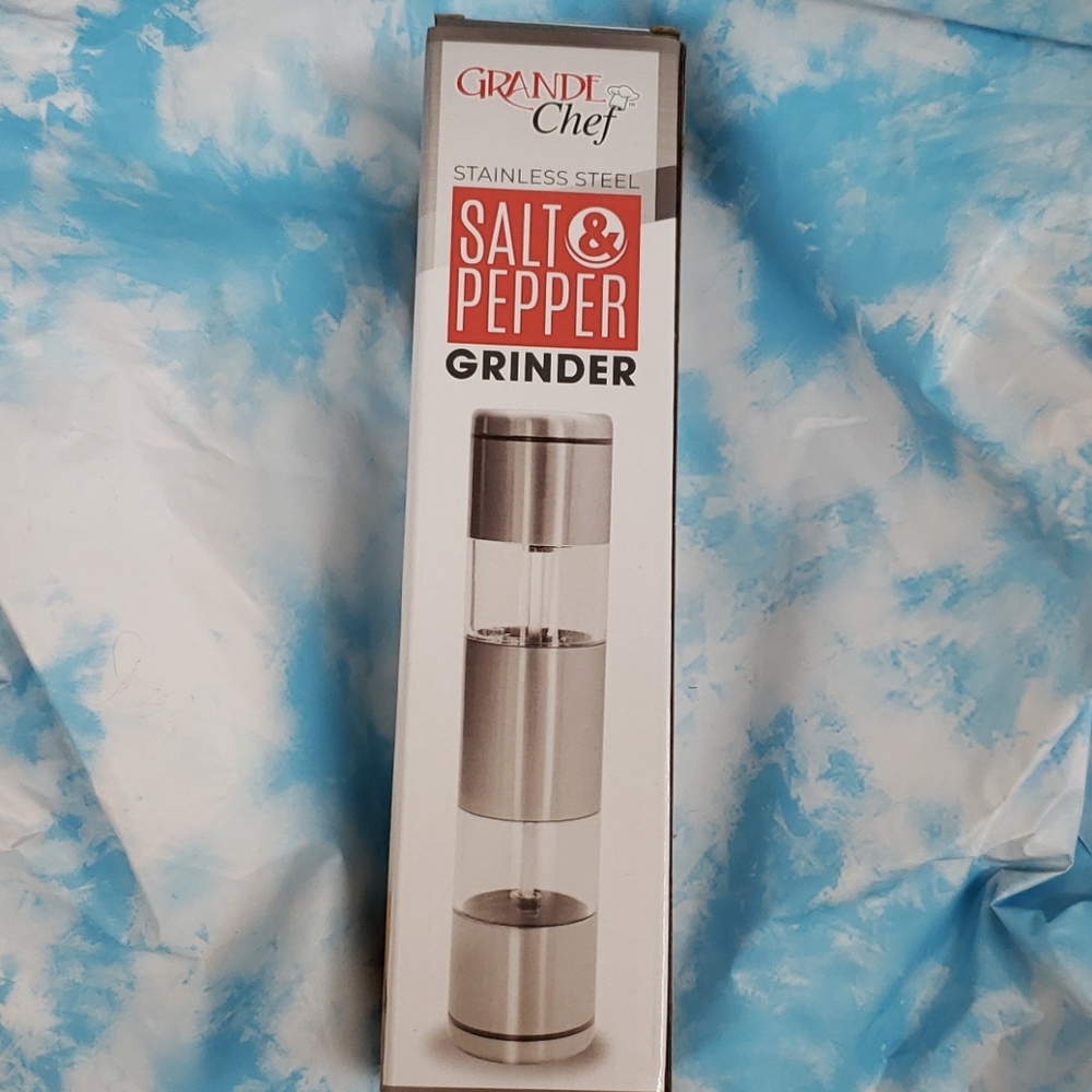 Grande chef stainless steel Salt & Pepper grinder